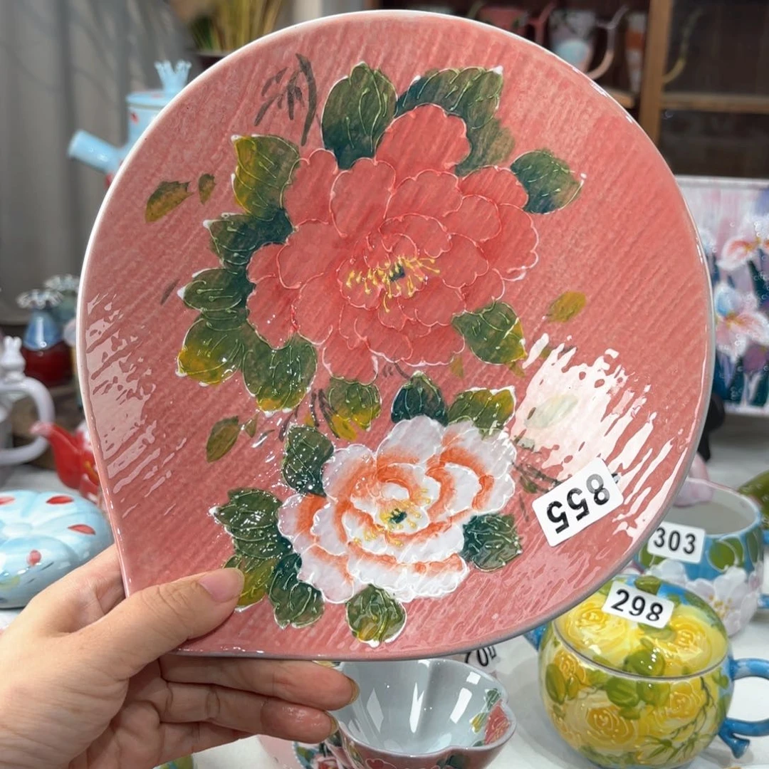 景德镇手绘高温釉下彩陶瓷茶具