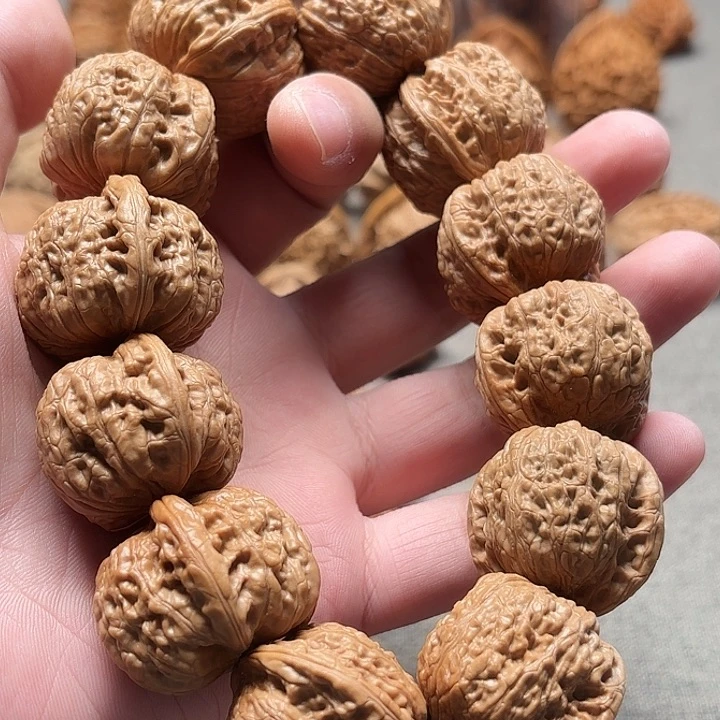 手串文玩核桃31左右平底锅手持