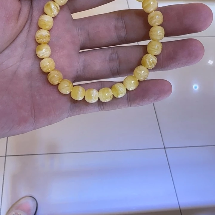 手链琥珀未镶嵌蜜蜡
