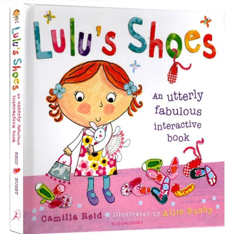 英文原版LulusShoes露露的鞋子精装触摸操作书Lulus露英语