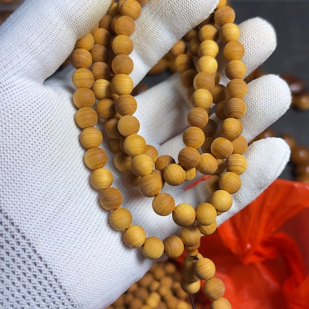 柏木（崖柏）北太行茶料0.8的毛珠