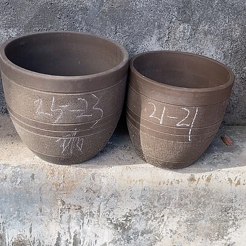 中国宜兴紫砂花盆，