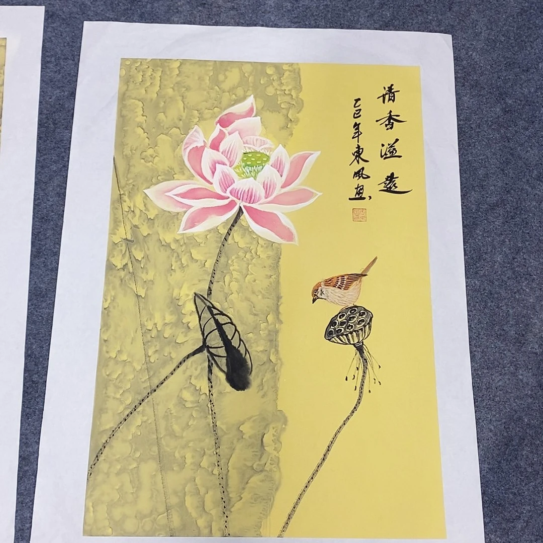 国画国画手绘作品