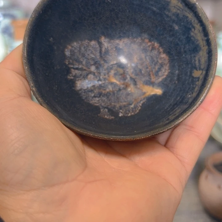 盖碗应*吉州窑盏完整不包邮