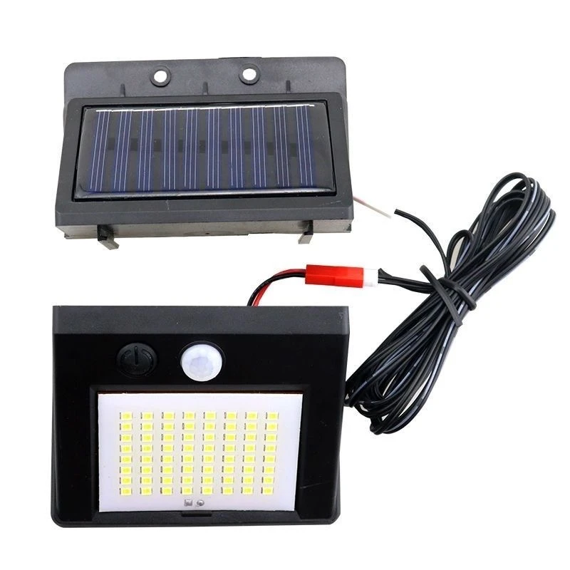 分体太阳能充电红外人体感应灯室内楼道卫生间壁灯家用防水LED灯