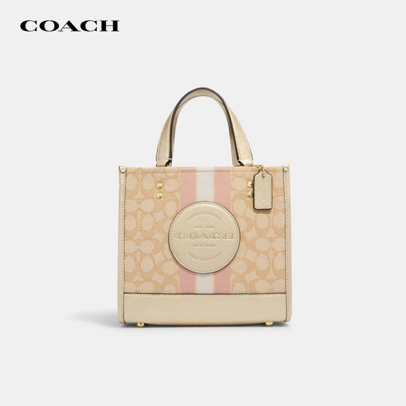 COACH/蔻驰【品牌授权】Dempsey 22 女款托特单肩斜挎包 CG096IMV6D