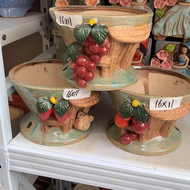 粗陶材质多肉花盆