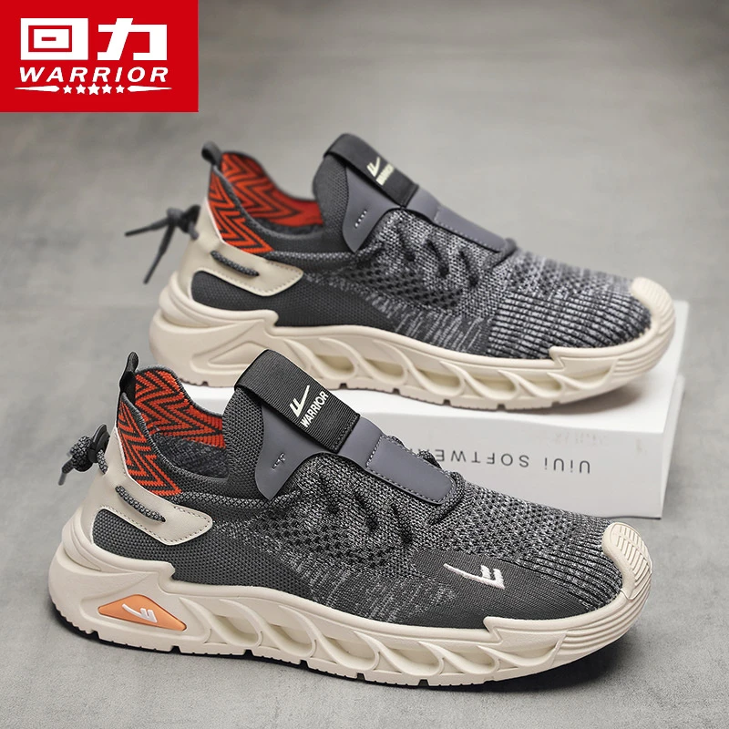 回力运动鞋男鞋夏季新款镂空透气休闲鞋软底减震跑步鞋子网鞋男款