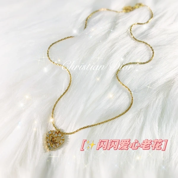 妃鱼/迪奥/镀金/项链/95新/马零二零九