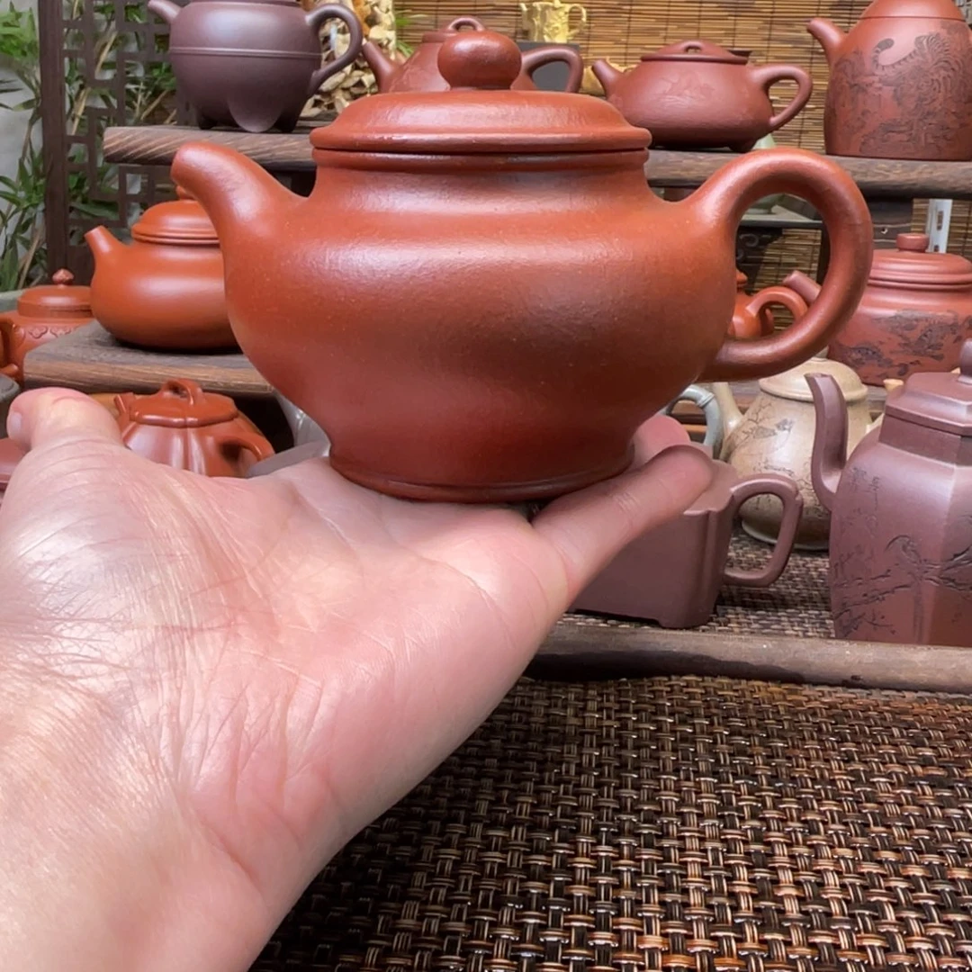 紫砂茶壶宜兴原矿紫砂手工制全300