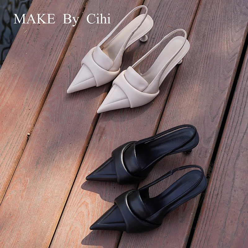 Cihi設計’足上bikini ’ 设计师手工打造 發泡建筑美学高跟单鞋