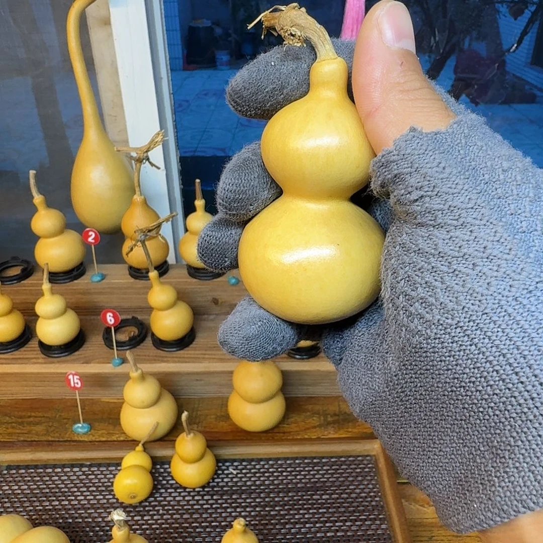 无***想恭喜发财纯天然葫芦