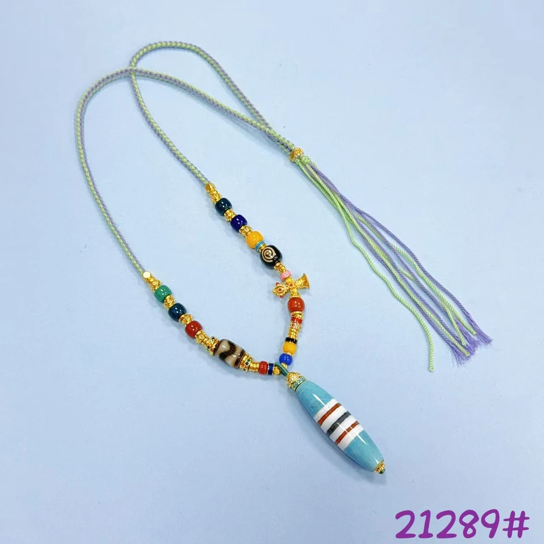 非金属珐琅吊坠 21289  项链挂件吊坠百搭多样(发一)