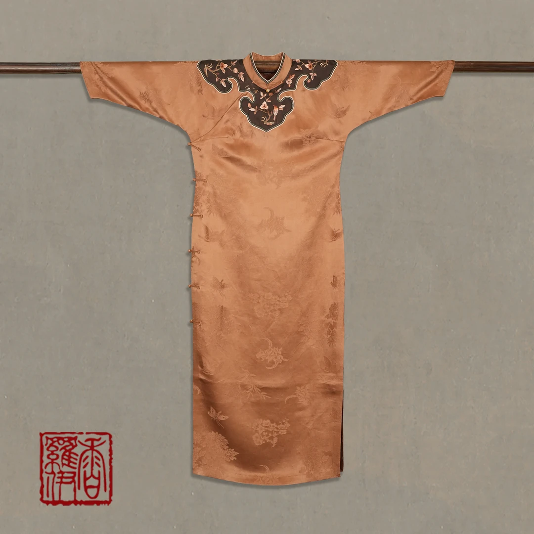 香罗伊【四合】传统中式绣花旗袍