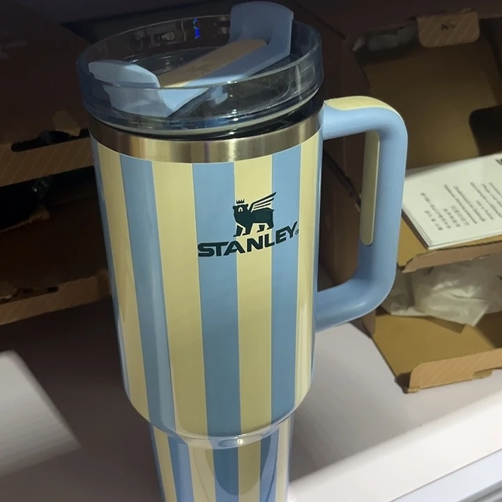 冰霸杯条纹色大杯子