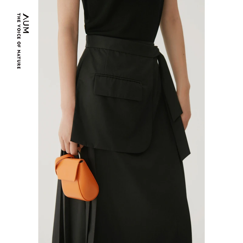 【辛小北精选】AUM/噢姆半身裙夏季高腰M1BW23982气质