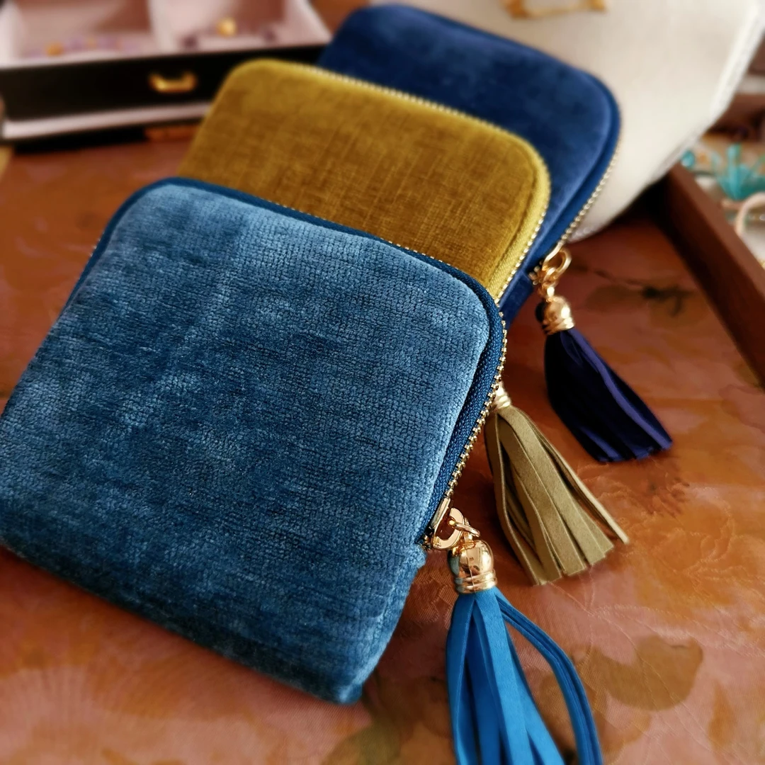 首饰袋 珠宝首饰包 高档精致多层便携收纳包 胡彦斌同款 可选颜色