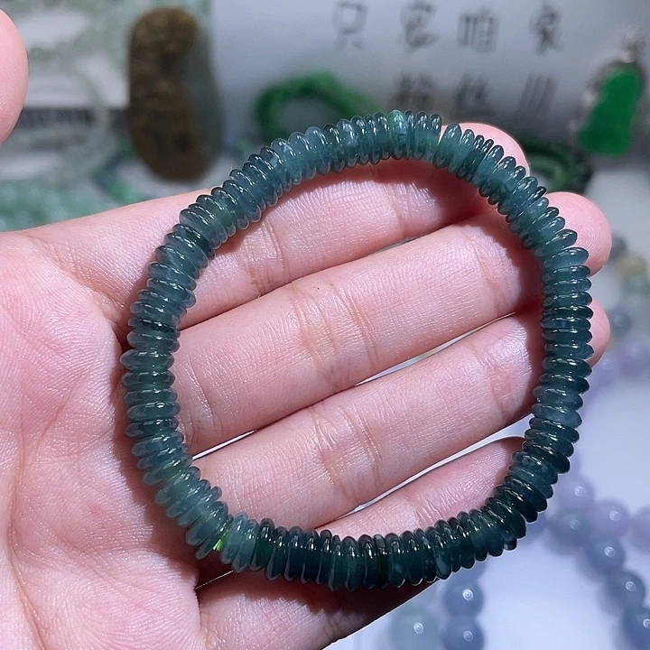 翡翠未镶嵌手链天然翡翠a货