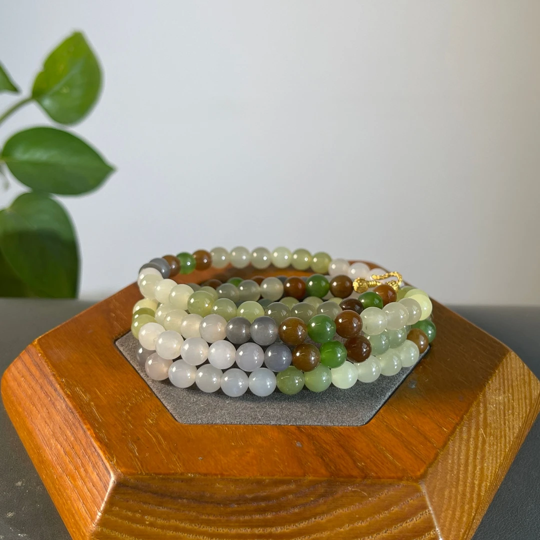 JCB10-70 和田玉-珠串（含配饰）