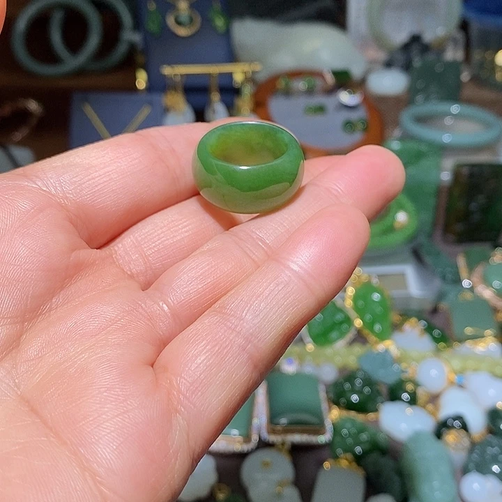 和田玉（碧玉）未镶嵌吊坠(不含链)