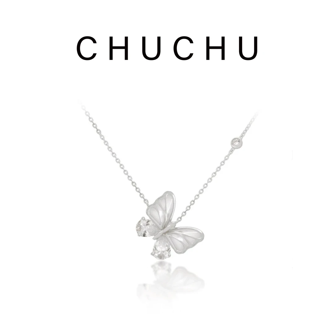 CHUCHU蝴蝶项链通少女风