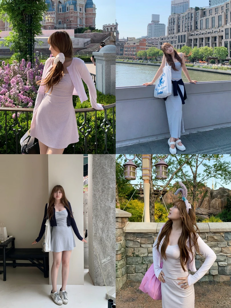 DouDou痘 条纹+开衫系列