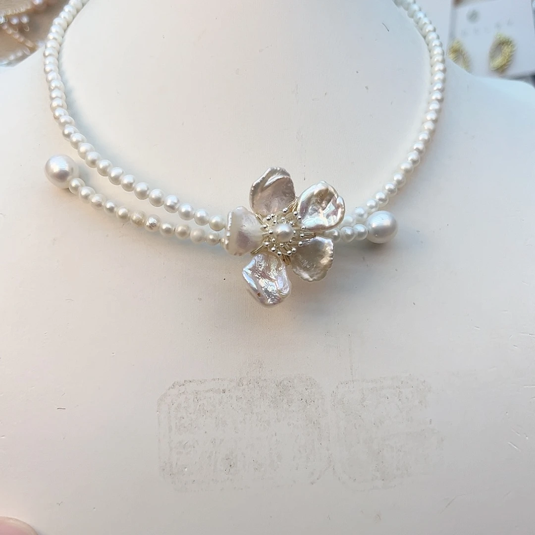 颈饰未镶嵌淡水珍珠