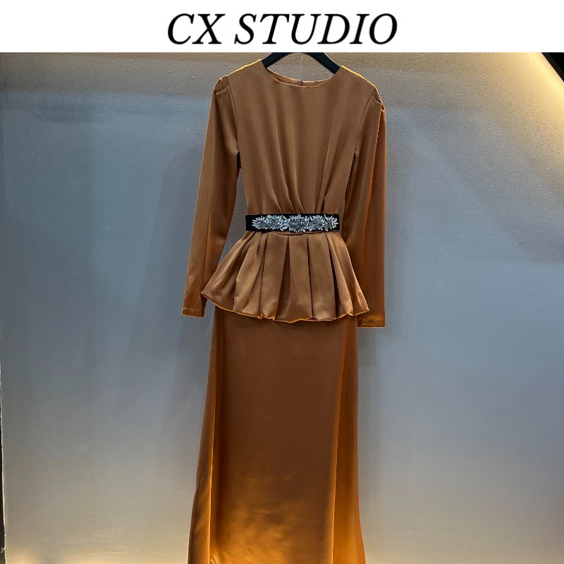 编码46 经典收腰轻奢时尚春季连衣裙（定制女装）GL8951A