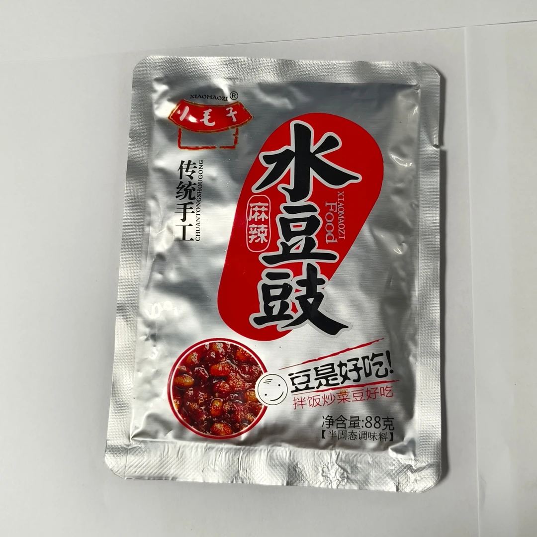 小毛子水豆豉四川特产麻辣鲜香脆开胃佐餐10袋*88g/袋