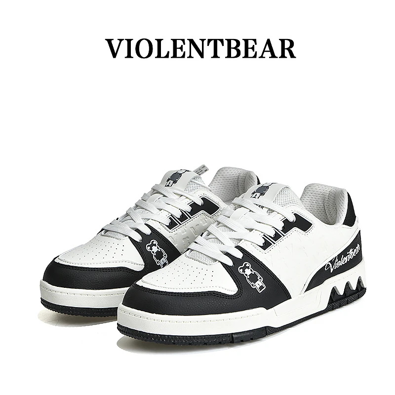 Violentbear/暴力熊新款时尚轻奢潮流男女情侣百搭低帮休闲鞋8889