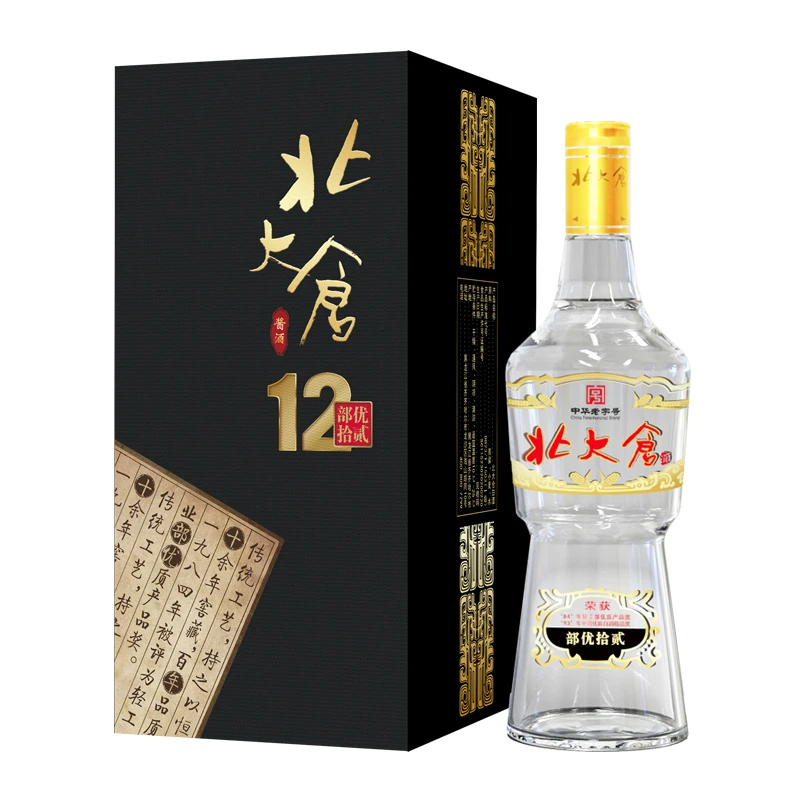 北大仓【年货送礼】部优12酱香型白酒 53度大曲酱香53%Vol500ml*6瓶