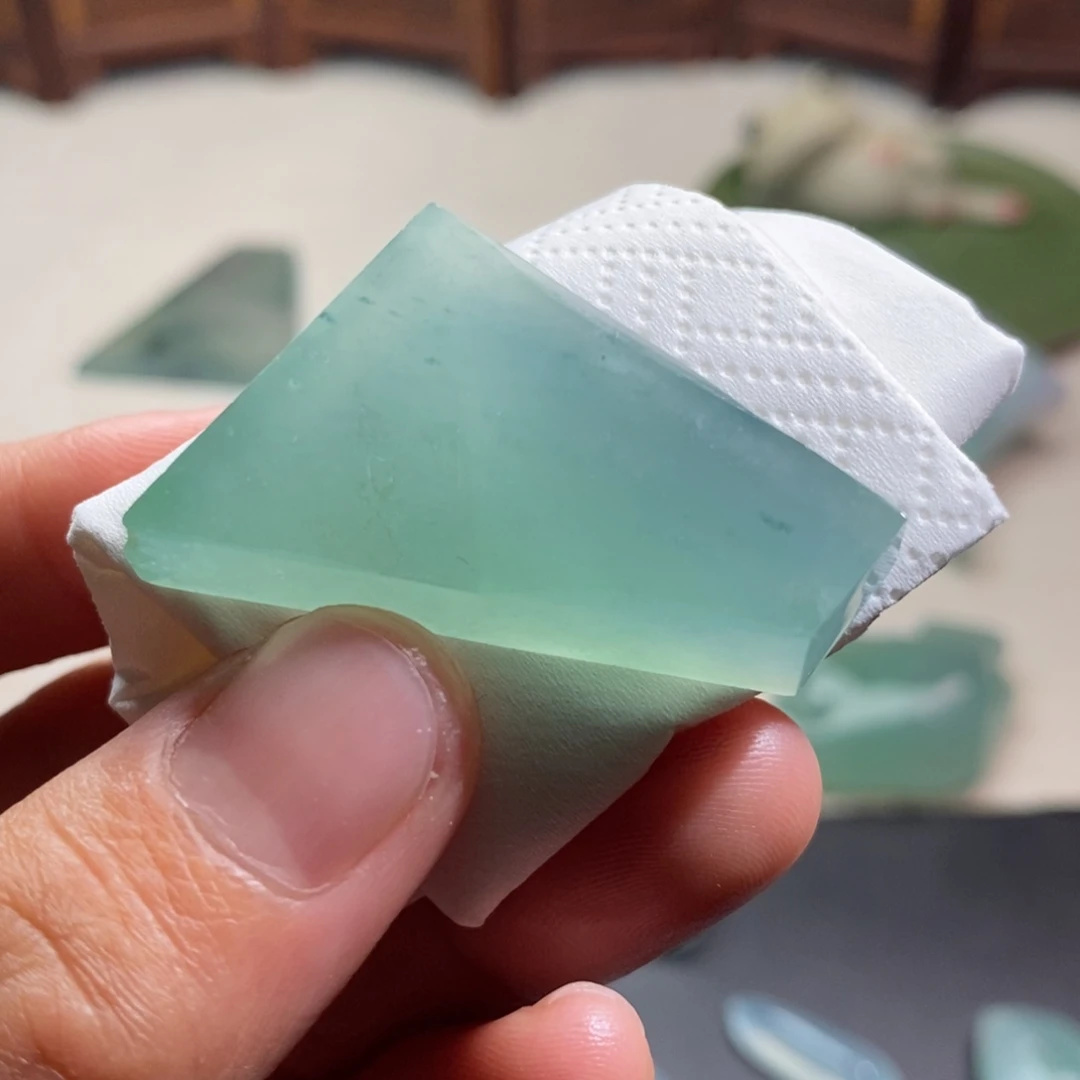 定制翡翠未镶嵌天然缅甸翡翠A货