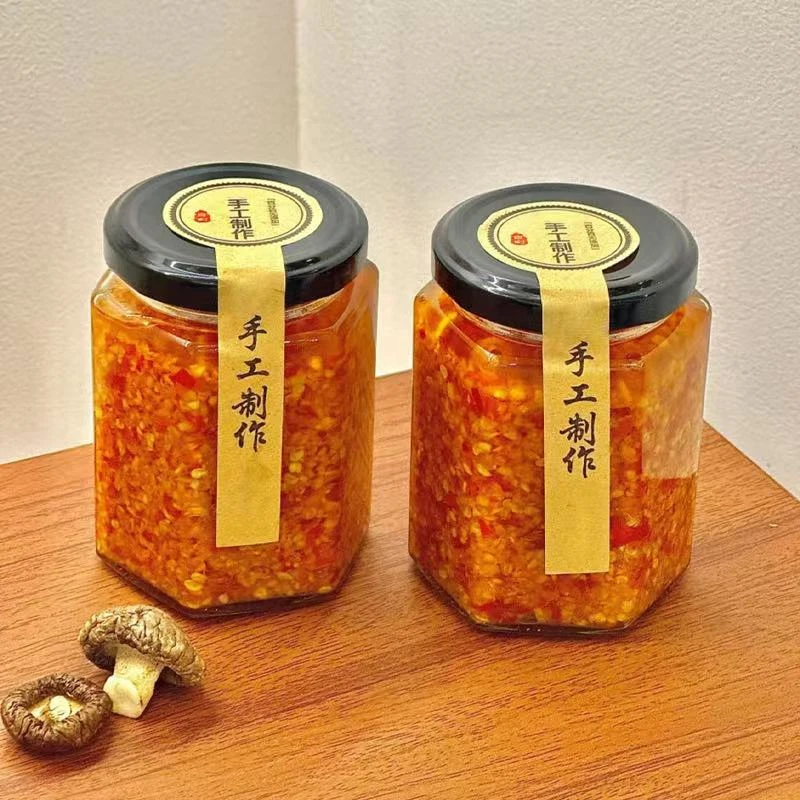 下饭同学广东肠粉猪脚饭同款潮汕自制农家手工蒜蓉辣椒酱特辣下饭