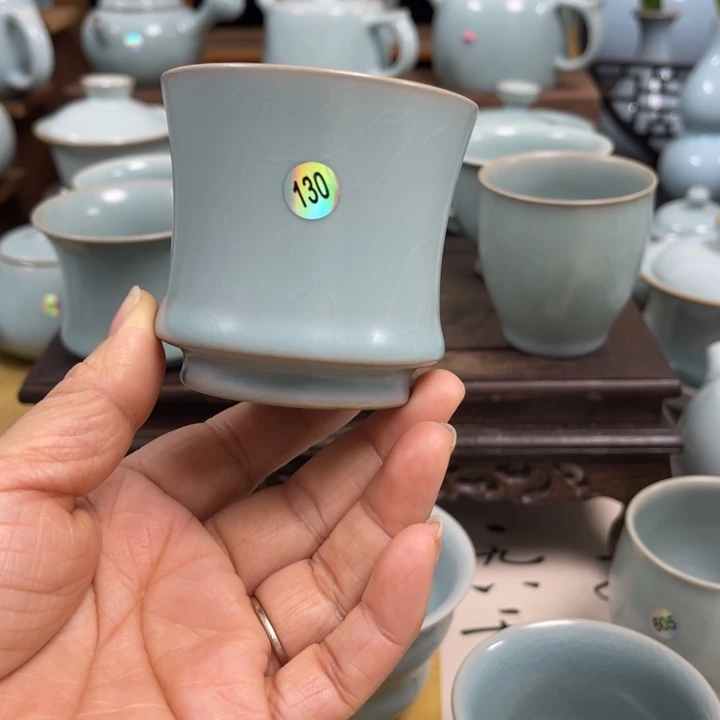 日***出汝州原矿原釉微瑕130