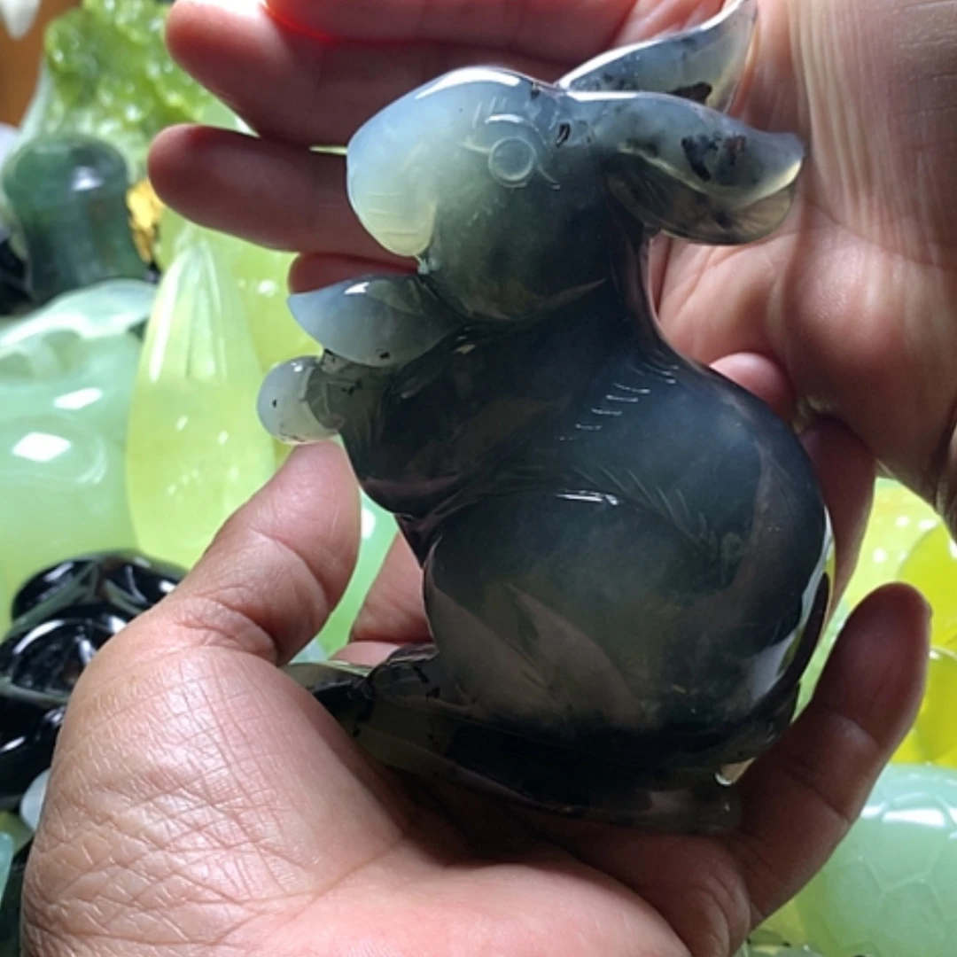 【闪购商品】合金蛇纹石玉颈饰