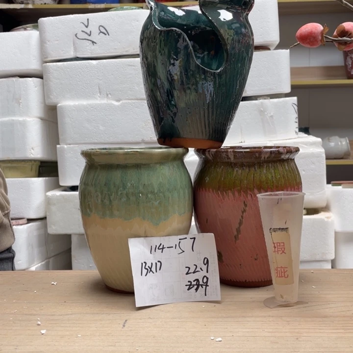 粗陶多肉花盆微瑕157