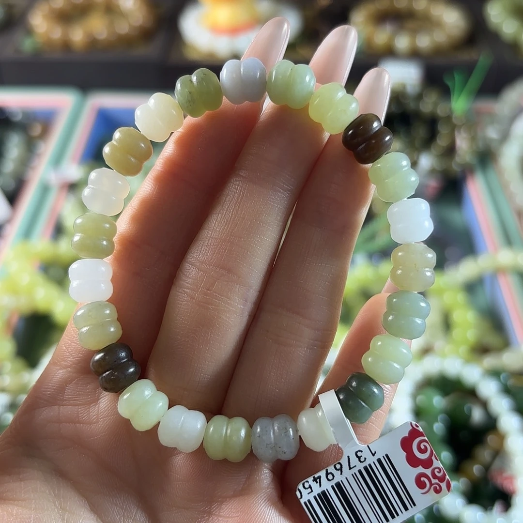 和田玉未镶嵌手链22