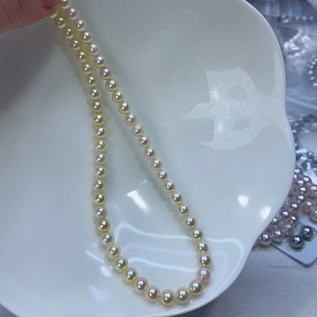 海水珍珠颈饰银S925镶嵌