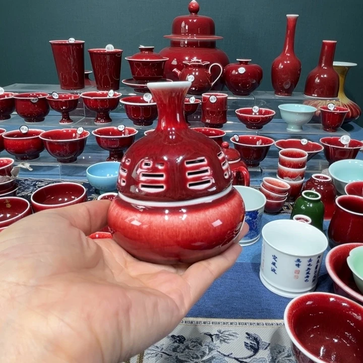 景德镇浅行窑八卦香炉