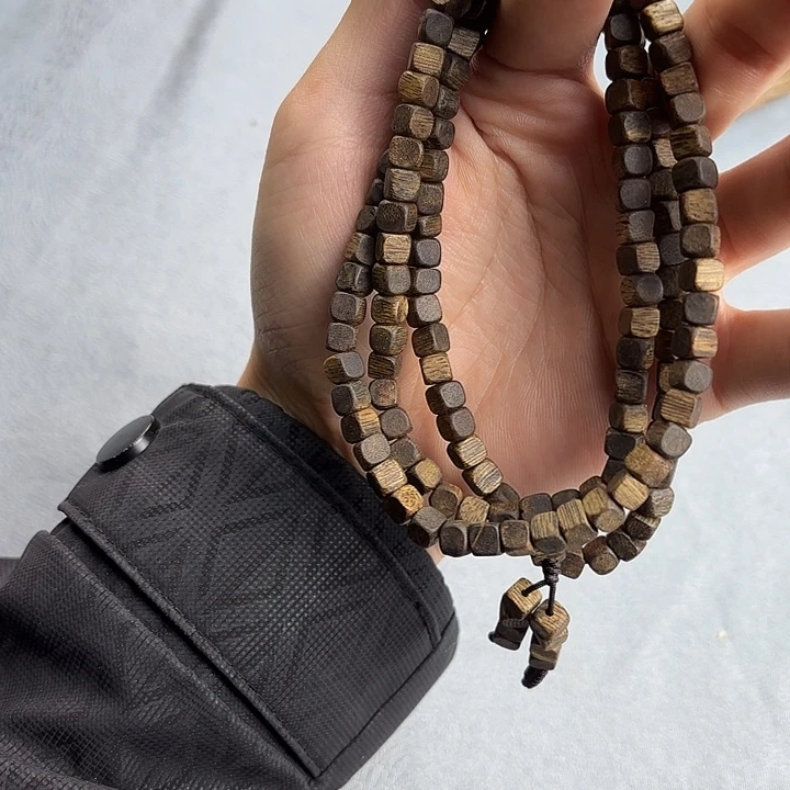 沉香沉香碎屑奇楠沉香方糖珠多圈多样性发一