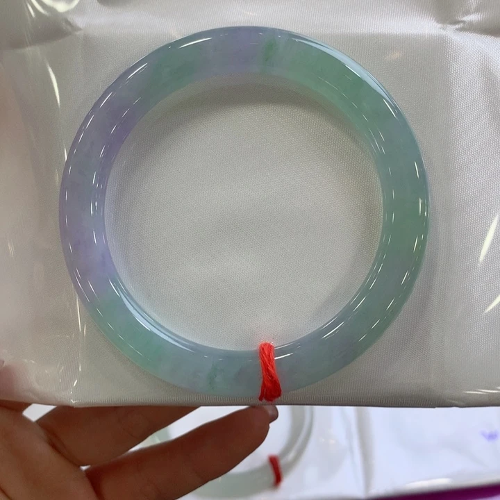 未镶嵌手镯翡翠57圆条