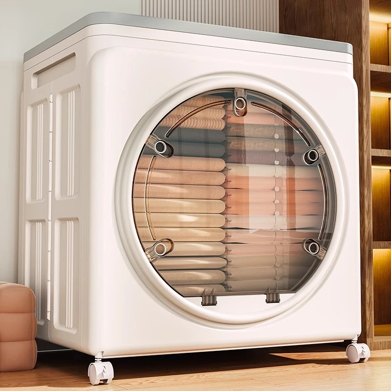 衣服收纳箱家用超大容量可折叠翻盖储物箱衣物被子玩具柜整理箱子