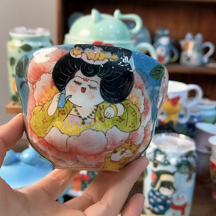 陶景德镇釉下手绘陶瓷