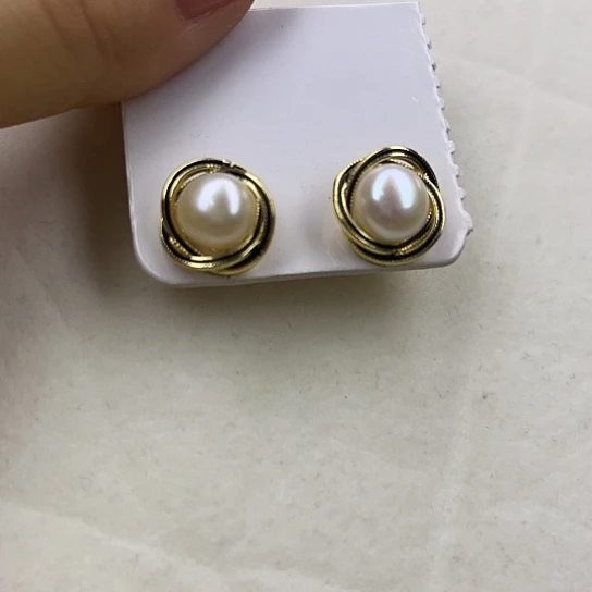 淡水珍珠银S925镶嵌颈饰