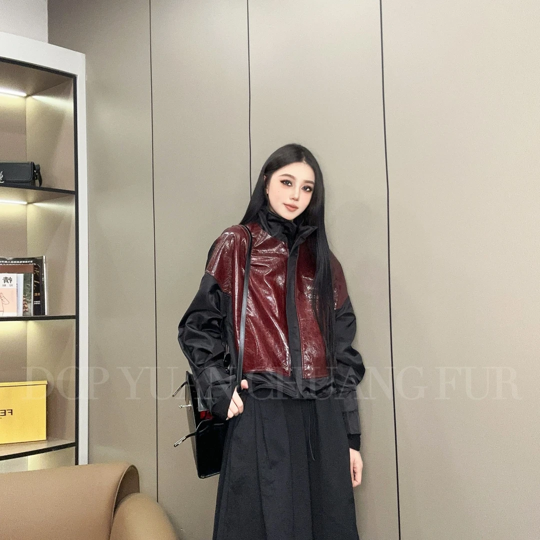 【DCP•Flagship store】 83742-C 2025新款时尚百搭绵羊皮外套