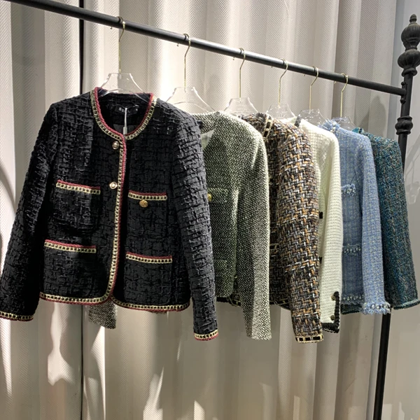 合集款工厂2024宽松时尚轻奢小香风外套高级名媛气质百搭款新中式