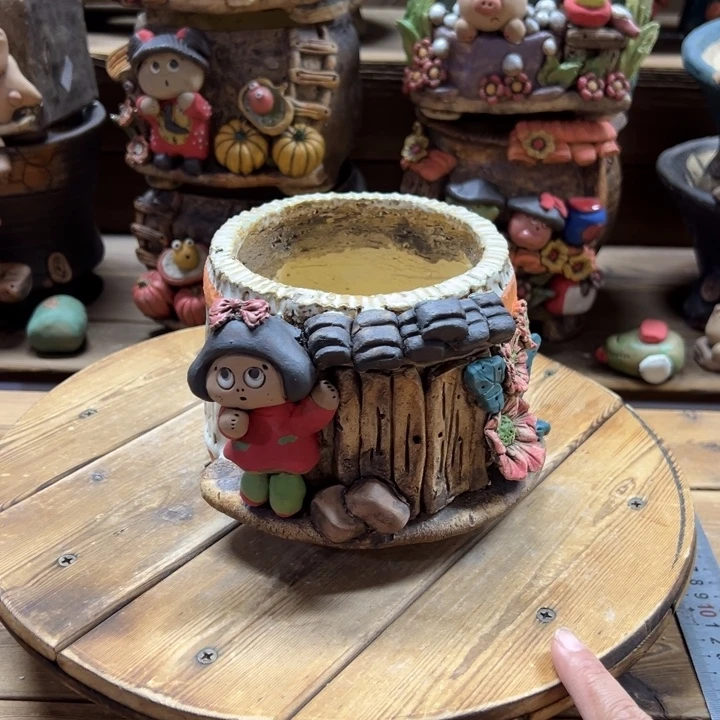 食***光嘻哈多肉花盆百搭