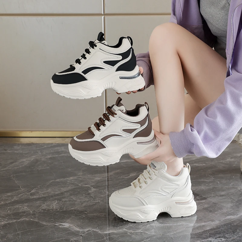 新款韩版老爹鞋显瘦增高小个子女鞋老爹鞋鞋子女款爆款2025新款