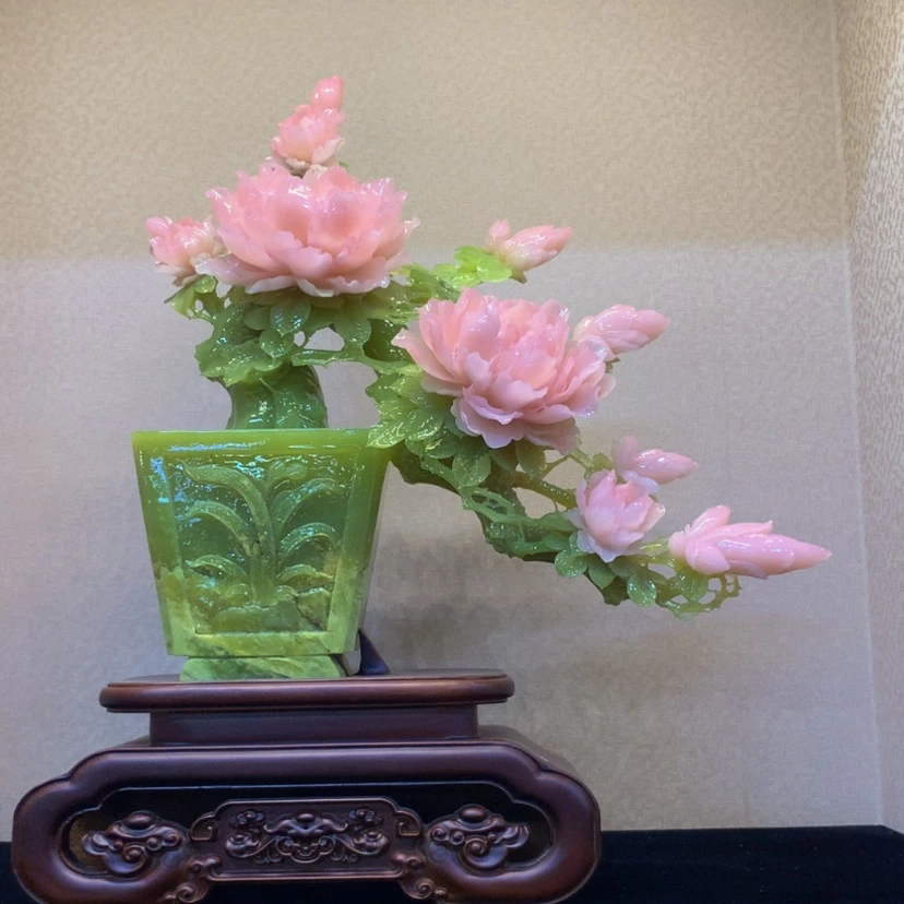 【闪购商品】未镶嵌蛇纹石玉摆件覆膜