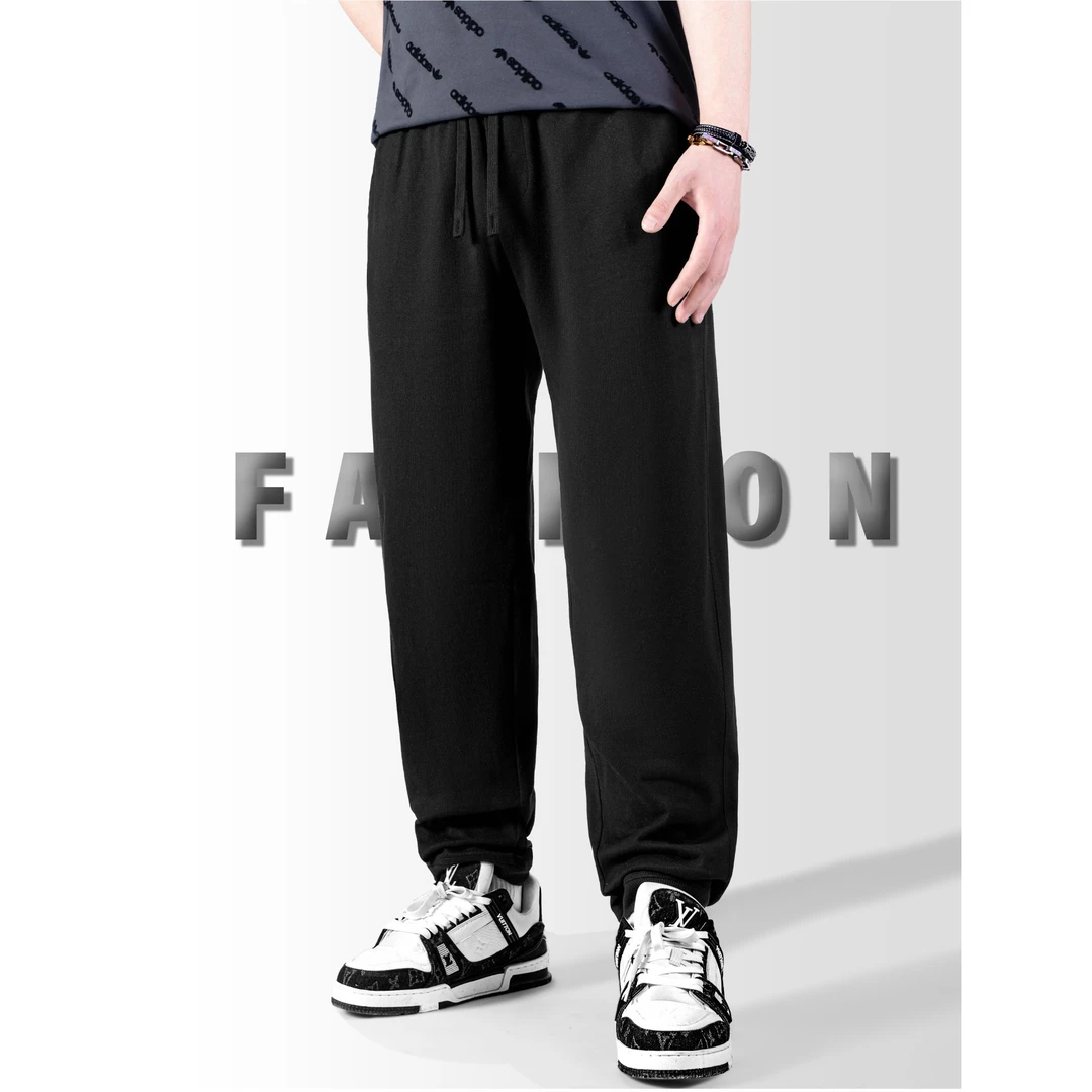 加深双后兜 休闲束脚裤